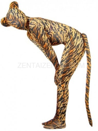 Fullbody Full Body Tiger Pattern Spandex Morph Zentai Suit