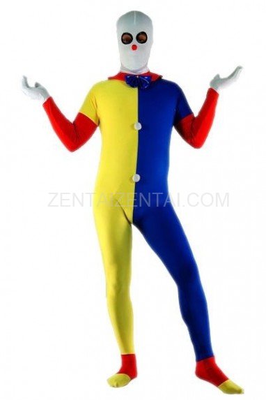 Clown Lycra Spandex Unisex Morph Zentai Suit