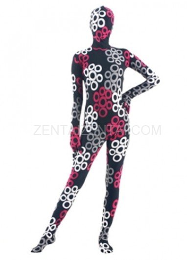 Colorful Lycra Spandex Breathable Morph Zentai Suit
