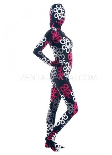 Colorful Lycra Spandex Breathable Morph Zentai Suit