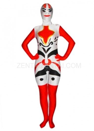 Multicolor Lycra Spandex Unisex Morph Zentai Suit