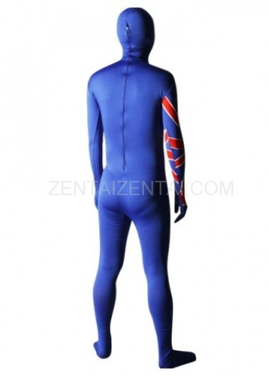 Pattern Of Australian Flag Lycra Spandex Unisex Morph Zentai Suit