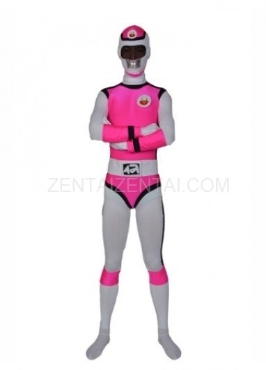 Deep Rose Lycra Men\'s Morph Zentai Suit