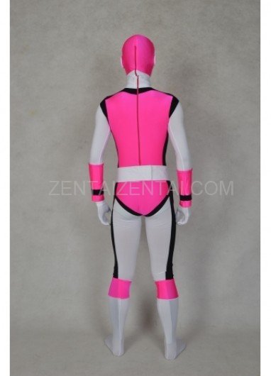 Deep Rose Lycra Men\'s Morph Zentai Suit
