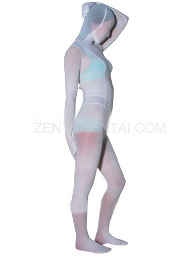 Silver Gray Velvet Unisex Morph Zentai Suit