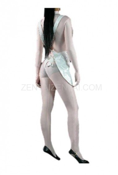 White Sexy Nurse PVC Apron