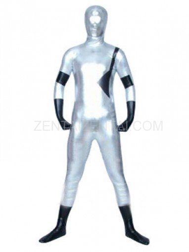 The Silver Surfer Shiny Metallic Super Hero Costume