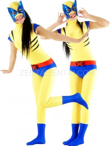 Lycra Spandex X-Men Wolverine Catsuit