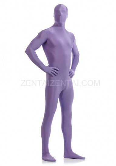 Light Purple Full Body Spandex Holiday Unisex Lycra Morph Zentai Suit