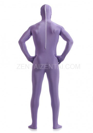 Light Purple Full Body Spandex Holiday Unisex Lycra Morph Zentai Suit