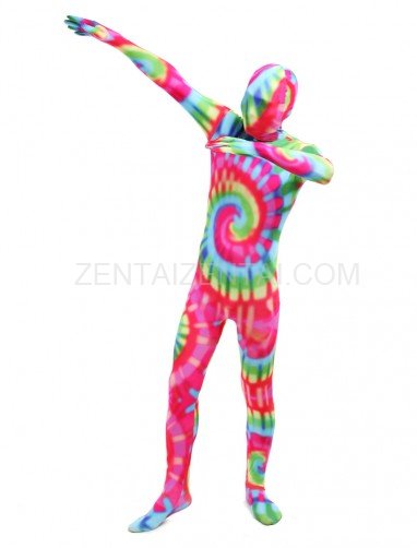 Adult Colorful Full Body Halloween Spandex Holiday Unisex Cosplay Zentai Suit