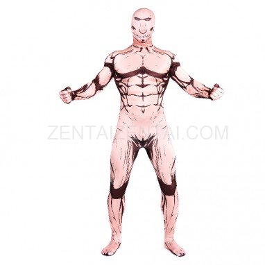 Attack on Titan Full Body Halloween Spandex Holiday Unisex Cosplay Zentai Suit