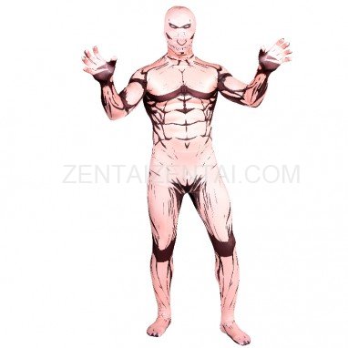 Attack on Titan Full Body Halloween Spandex Holiday Unisex Cosplay Zentai Suit