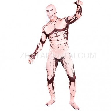Attack on Titan Full Body Halloween Spandex Holiday Unisex Cosplay Zentai Suit