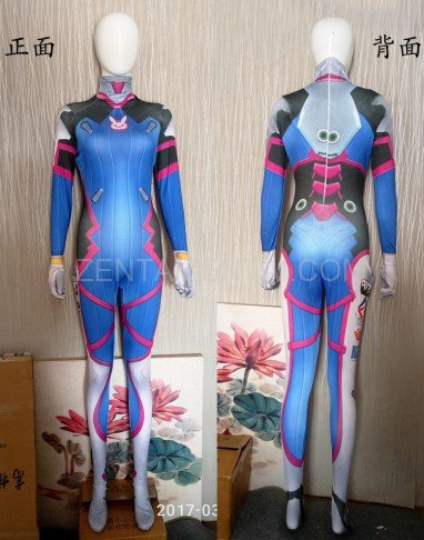 D.va Overwatch Halloween Full Body Spandex Holiday Unisex Lycra Morph Zentai Suit