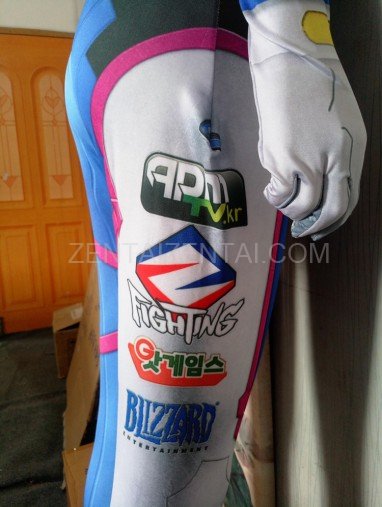 D.va Overwatch Halloween Full Body Spandex Holiday Unisex Lycra Morph Zentai Suit