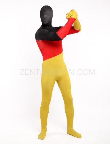 Germany National Flag Full Body Halloween Spandex Holiday Unisex Cosplay Zentai Suit