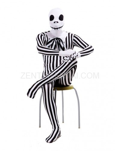 Lovely Skull Full Body Halloween Spandex Holiday Unisex Cosplay Zentai Suit