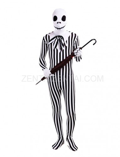 Lovely Skull Full Body Halloween Spandex Holiday Unisex Cosplay Zentai Suit