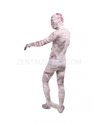 Mummy Full Body Halloween Spandex Holiday Unisex Cosplay Zentai Suit