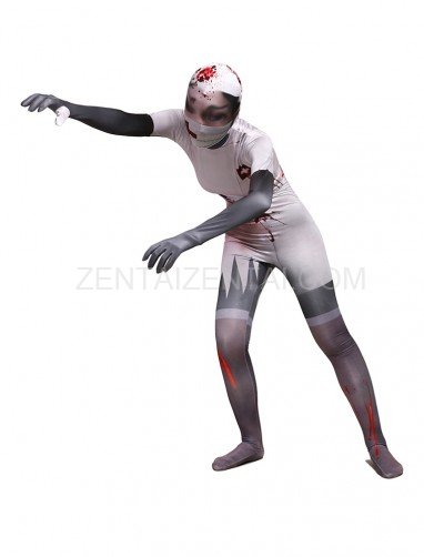 Scary Body Halloween Spandex Holiday Unisex Cosplay Zentai Suit