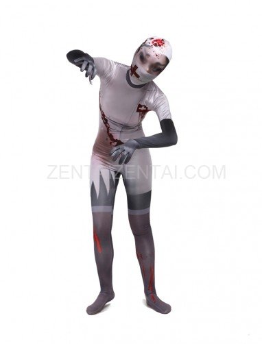 Scary Body Halloween Spandex Holiday Unisex Cosplay Zentai Suit