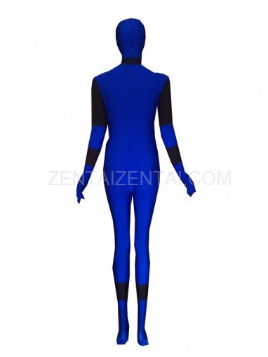 Blue Deadpool-deadpool Lycra Spandex Zentai Suit