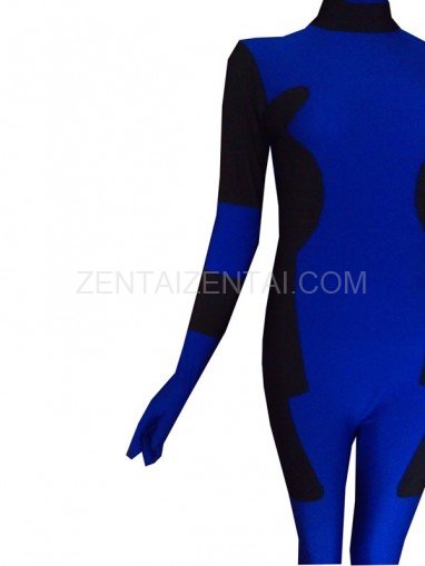 Blue Deadpool-deadpool Lycra Spandex Zentai Suit