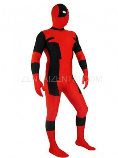 Classic Dealpool Spandex Deadpool Zentai Suit