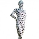Fullbody Full Body Dalmatian Print Spandex  Morph Zentai Suit