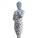 Fullbody Full Body Dalmatian Print Spandex  Morph Zentai Suit