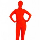 Supply Unicolor Fullbody Full Body Red Spandex Morph Zentai Suit