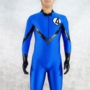 Supply Blue Fantastic Four Spandex Men Costume
