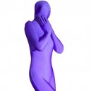 Supply Cheap Purple Lycra Spandex Unisex Morph Zentai Suit