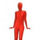 Supply Red Lycra Silk Unisex Morph Zentai Suit