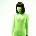 Supply Top Unicolor Fullbody Full Body Green Lycra Spandex Morph Zentai Suit