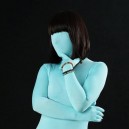 Supply Unicolor Fullbody Full Body Light Blue Lycra Spandex Unisex Morph Zentai Suit