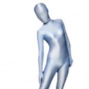 Supply Unicolor Fullbody Full Body Silver Lycra Spandex Morph Zentai Suit