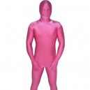 Supply Unusual Unicolor Fullbody Full Body Pink Lycra Spandex Unisex Morph Zentai Suit