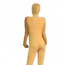 Unusual Yellow Lycra Spandex Unisex Morph Zentai Suit