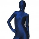 Deep Blue Lycra Spandex Unisex Morph Zentai Suit