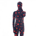 Red Star Lycra Spandex Unisex Morph Zentai Suit Red Star Lycra Spandex Unisex Morph Zentai Suit