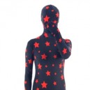 Red Star Lycra Spandex Unisex Morph Zentai Suit Red Star Lycra Spandex Unisex Morph Zentai Suit
