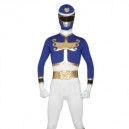 Supply Blue And White Super Hero Lycra Morph Zentai Suit