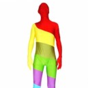 Multicolor Lycra Spandex Unisex Morph Zentai Suit