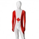 Pattern of Canadian Flag Unisex Lycra Morph Zentai Suit