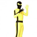 Supply Black And Yellow Unisex Spandex Morph Zentai Suit