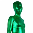 Cool Green Shiny Metallic Unisex Morph Zentai Suit