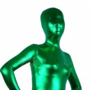 Cool Green Shiny Metallic Unisex Morph Zentai Suit