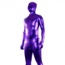 Ideal Purple Shiny Metallic Unisex Morph Zentai Suit